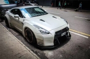 [外觀] 日產(chǎn)GTR改裝LB寬體套件 R35改裝前杠碳纖維尾翼套件