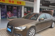 吳江汽車音響改裝 蘇州音樂匯奧迪A6改裝美國TRU白金版功放
