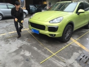 石排汽車改裝 東莞堅業(yè)保時捷卡宴改裝360度行車記錄儀