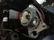 上海凱迪拉克ATS-L大燈改裝海拉5雙光透鏡 雪萊特D極光套裝