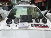 汽车音响改装 现代IX35汽车音响升级KICKER ES系列套装+同轴