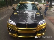 新款BMW 寶馬X6 中國首套 土豪金膜 lumma寬體包圍套件