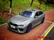 [外觀] 2015款BMW寶馬3系改裝aspec碳纖維大包圍前杠后杠尾翼