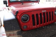 JEEP牧馬人貴陽改裝天使眼車燈