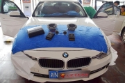 長(zhǎng)沙寶馬三系汽車(chē)音響改裝丹麥丹拿為馬兒錦上添花