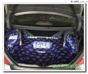 思域全車隔音  大能藍金剛吸音王溫莎白棉  合理搭配好效果
