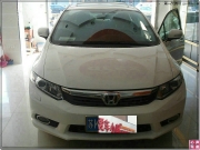 本田思域升級(jí)法國(guó)勁浪 常州汽車(chē)音響隔音改裝