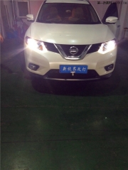 [鄭州新視界改燈】新奇駿升級海拉五雙光透鏡歐司朗氙氣燈