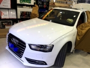 西安車樂匯-奧迪A4意大利史泰格汽車音響改裝/GT隔音！