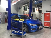 長沙寶馬328M版升級美國STOPTECH ST60 355mm盤剎車套裝