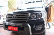 重慶樂車坊汽車音響改裝蘭德酷路澤·德國(guó)海螺5系兩分頻音...