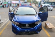 本田飛度升級(jí)安裝大屏機(jī)-南寧大通汽車用品