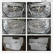 本田思域汽車(chē)音響改裝歌劇世家音響+美特靜灰鉆隔音