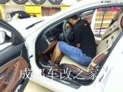 成都14款寶馬525改裝 寶馬5系無損安裝副廠倒車影像