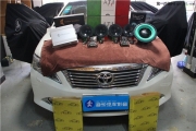 番禺汽車(chē)音響改裝 廣州賣(mài)音樂(lè)豐田凱美瑞改裝意大利ATI精...