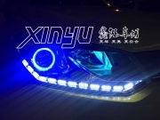 成都改燈 POLO升級(jí)雙光透鏡氙氣燈