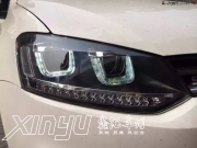 成都改燈 POLO升級(jí)雙U總成