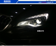 長沙奇跡改燈別克昂科威改裝進口海拉5歐司朗45W頂級套裝...