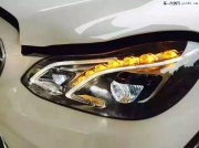 15-16款奔馳E200 E260級升級原廠LED高配大燈