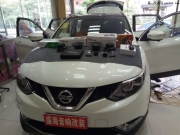 丹東日產逍客升級德國無極聲頻喇叭-丹東盛海音改