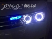 成都卡羅拉改燈 升級(jí)4透鏡