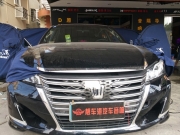 最震撼的隔音效果-廈門(mén)靚車(chē)港汽車(chē)音響新皇冠升級(jí)大白鯊...