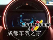 成都寶馬mini無損改裝原廠NBT大屏，七鍵手寫旋鈕，倒車影像