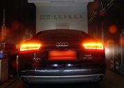 神一樣的造作 奧迪A6L改裝流水后尾燈帶你裝逼帶你飛