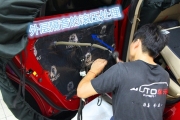 廣州榮威550汽車音響改裝芬朗丹麥RE-6.2CF