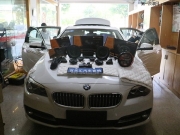 深圳百樂匯音響改裝 寶馬525汽車音響改裝德國MATCH