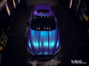 魅力十足！捷豹XF的“电光紫魅蓝”车身改色贴膜