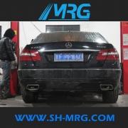 [商品--進排氣]奔馳E260敞篷改裝排氣管 E260兩門跑車音改裝排氣管 中尾段跑車音