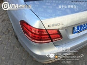 天津奔馳E260改燈低配升級高配大燈總成