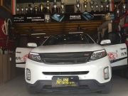 佛山愛尚汽車音響 起亞索蘭托汽車音響改裝德國BRAX、HELIX