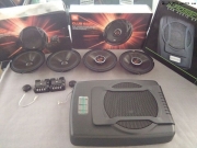 淄博汽車音響改裝-九代雅閣音響改裝哈曼JBL喇叭+超薄低音