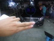 深圳奔驰S400改装单门无钥匙进入系统