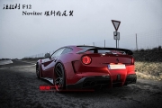 [外觀] 法拉利F12berlinetta改裝碳纖維尾翼 Novitec Rosso高架GT定風(fēng)翼