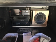 音在途中——臨沂非常音改寶馬五系安裝歐迪臣音響+尾箱...