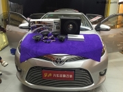 深圳享聲汽車音響改裝/豐田雷凌音響改裝作業(yè)實拍圖 靜候...