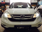 本田CRV  馬6  燈光升級(jí)原廠Q5透鏡雙氙氣燈光