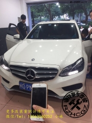 奔馳2015款E級260改裝電動折疊后視鏡！