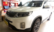 起亞索蘭托音響改裝德國(guó)RS符兩分頻套裝喇叭 福州沃酷汽車(chē)
