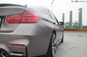 蘇州318出品寶馬328改裝M3包圍6件套，全車啞光金屬戰(zhàn)斗灰