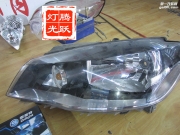 石家莊改燈捷達(dá)車燈升級改裝16款Q5雙光透鏡氙氣燈天使眼