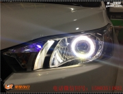 太原豐田致炫車燈改裝原裝Q5小糸透鏡 巖崎5500K燈泡 奧茲...