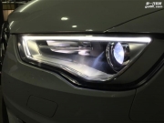 廣州奧迪A3大燈改裝、低配升級高配氙氣大燈、大燈原廠升級