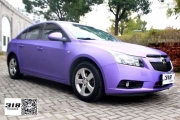 蘇州318出品科魯茲全車金屬拉絲紫