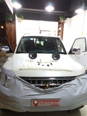 【天津江波】三菱帕杰羅汽車音響改裝升級 打造自己的私...