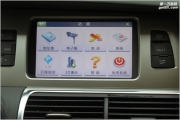 深圳奧迪Q7原車屏幕改裝手寫凱立德導(dǎo)航