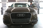 石家莊車燈升級，奧迪Q3改高配氙氣大燈總成 LED尾燈